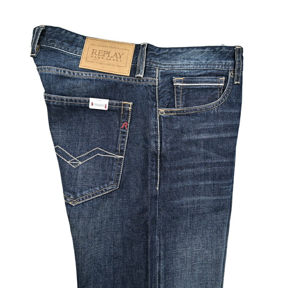 SALE｜REPLAY GROVER コットン100%デニム ストレートフィットジーンズ / MA972｜429294-W31-L32｜GUARDAROBA MILANO OFFICIAL STORE