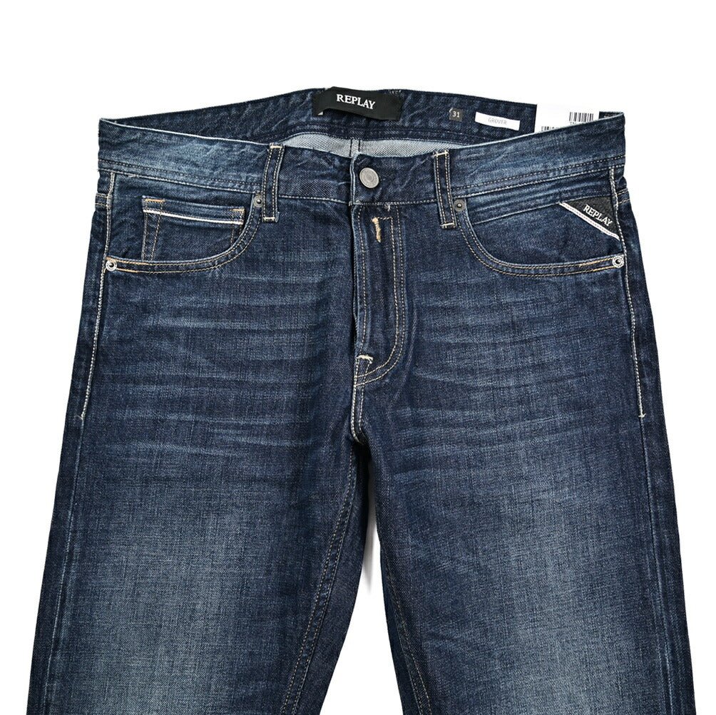 SALE｜REPLAY GROVER コットン100%デニム ストレートフィットジーンズ / MA972｜429294-W31-L32｜GUARDAROBA MILANO OFFICIAL STORE