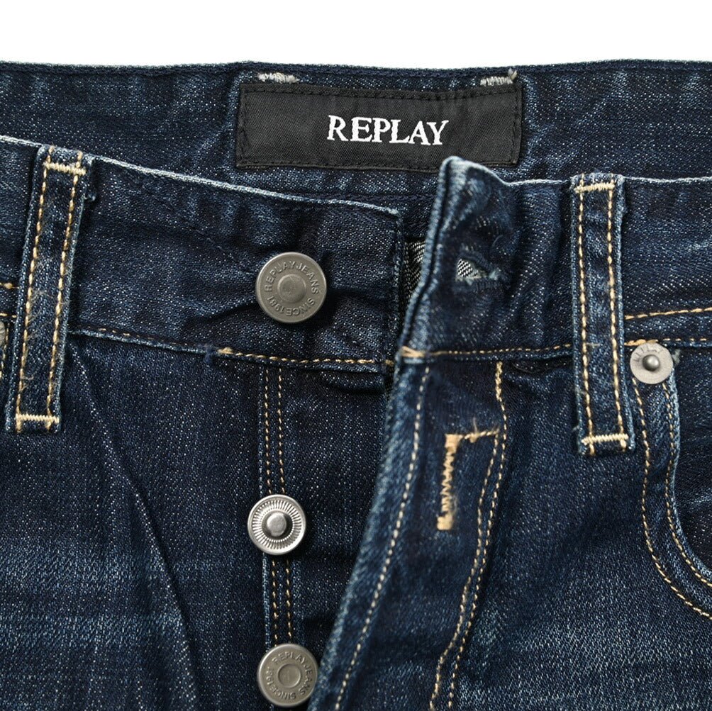 SALE｜REPLAY GROVER コットン100%デニム ストレートフィットジーンズ / MA972｜429485-W30-L30｜GUARDAROBA MILANO OFFICIAL STORE