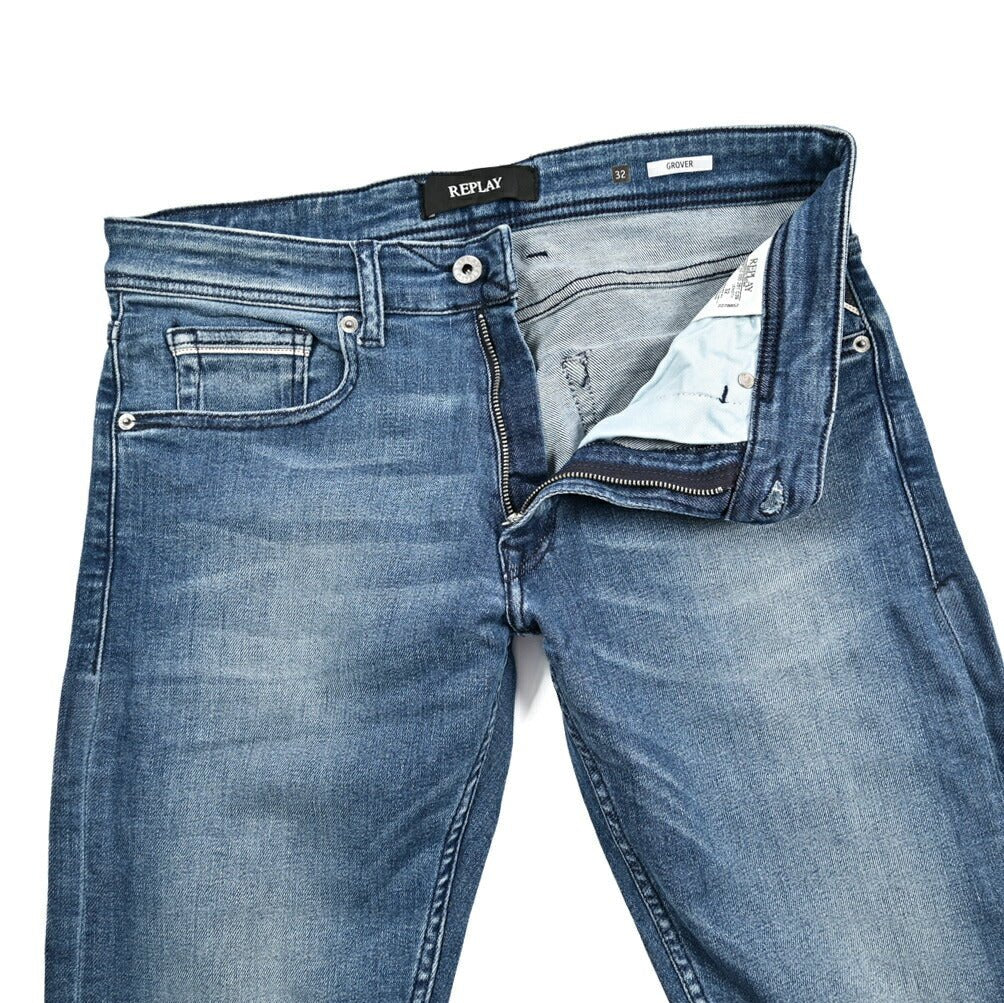 SALE｜REPLAY GROVER ストレッチデニム ストレートフィットジーンズ / M914Y｜429284｜GUARDAROBA MILANO OFFICIAL STORE