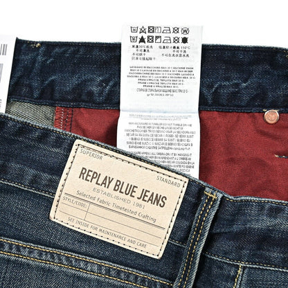 SALE｜REPLAY WAITOM コットン100%デニム レギュラーフィットジーンズ / M983｜429269-W32-L32｜GUARDAROBA MILANO OFFICIAL STORE