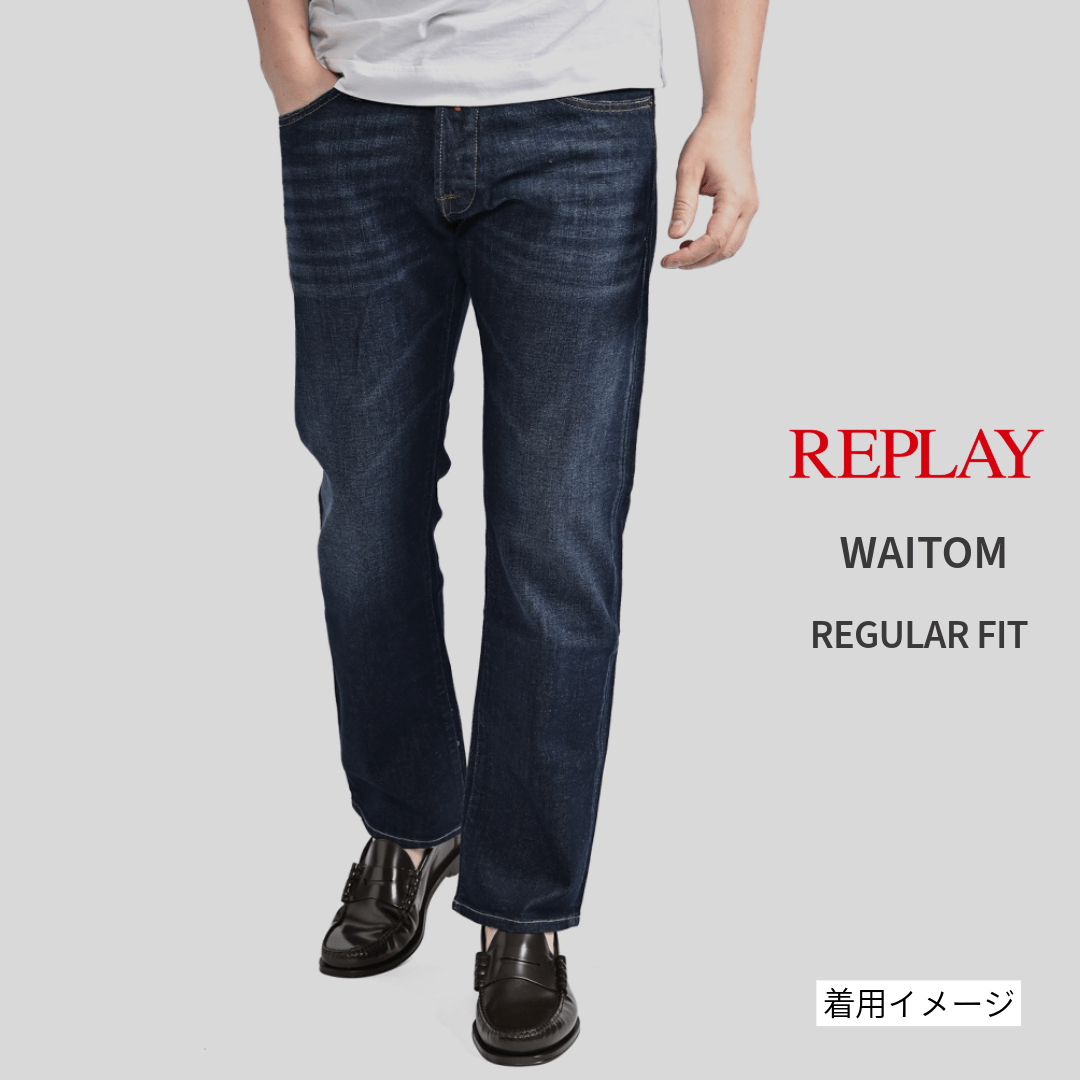 SALE｜REPLAY WAITOM コットン100%デニム レギュラーフィットジーンズ / M983｜429319｜GUARDAROBA MILANO OFFICIAL STORE