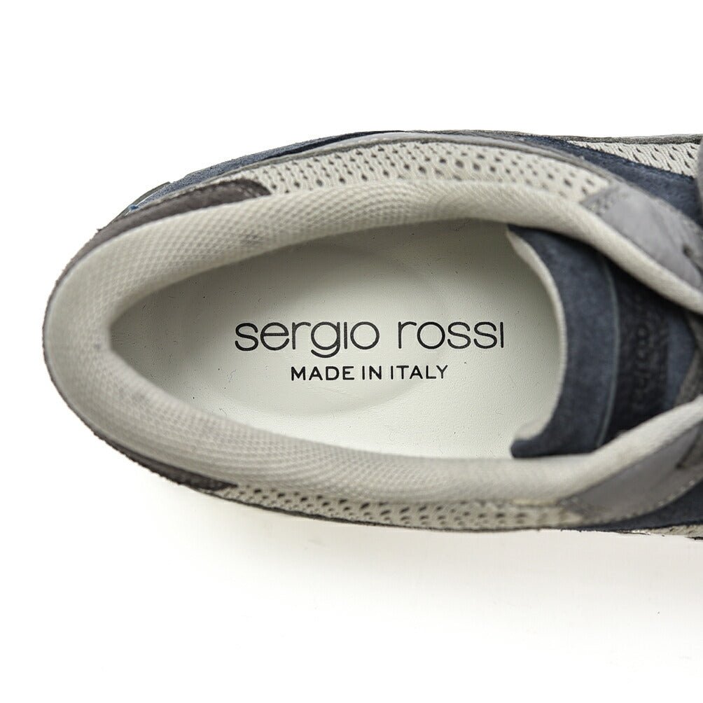 SALE｜Sergio Rossi PS UOMO 異素材コンビ ローカットスニーカー｜GUARDAROBA MILANO OFFICIAL STORE