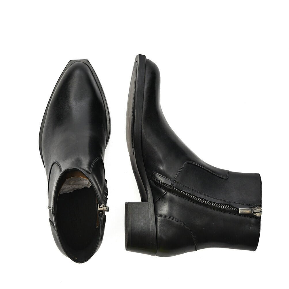 セルジオロッシ 36 SR1 スエード サイドジップ アンクル ブーツ ブラック SALE｜Sergio Rossi セルジオロッシ / sr TEXAN サイドジップレザー