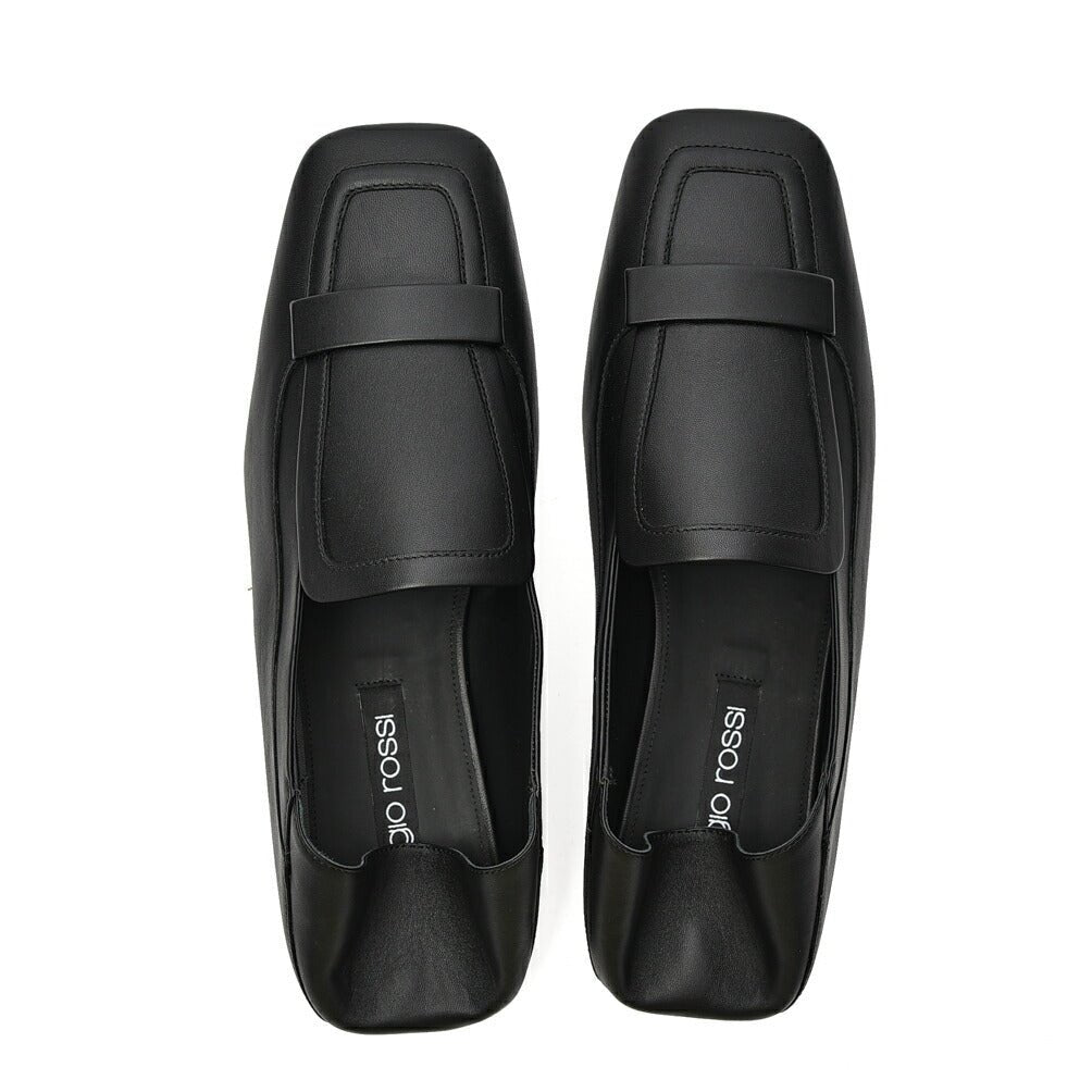 SALE｜Sergio Rossi sr1 Slippers ナッパレザー スクエアトゥローファー｜GUARDAROBA MILANO OFFICIAL STORE