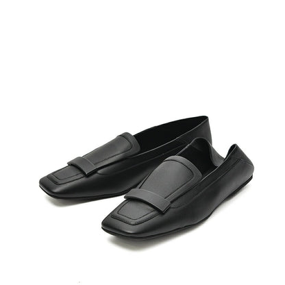 SALE｜Sergio Rossi sr1 Slippers ナッパレザー スクエアトゥローファー｜GUARDAROBA MILANO OFFICIAL STORE