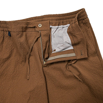 STOCK SALE｜BERWICH BERMUDA JOGGER ストレッチコットン ノータックシアサッカーショーツ｜GUARDAROBA MILANO OFFICIAL STORE