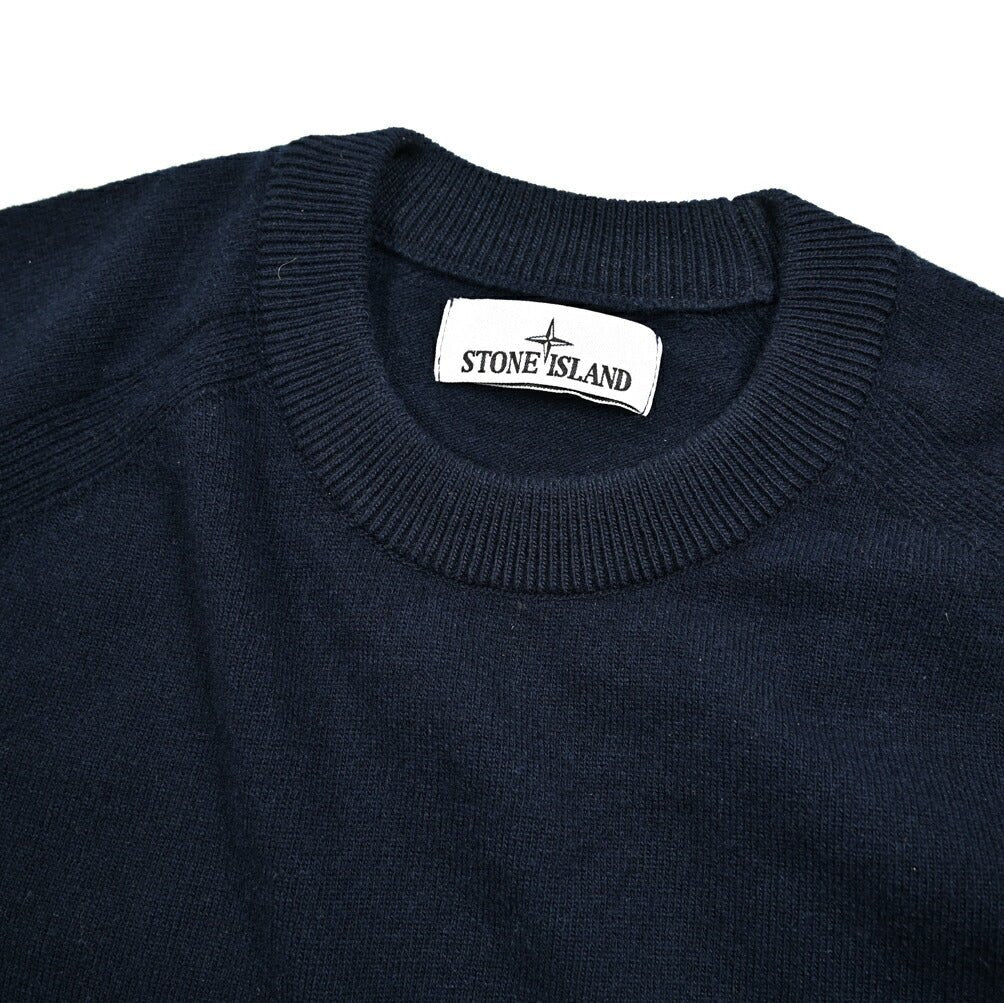 STONE ISLAND ヴァージンウール100% クルーネックニットセーター｜426239 - M｜GUARDAROBA MILANO OFFICIAL STORE