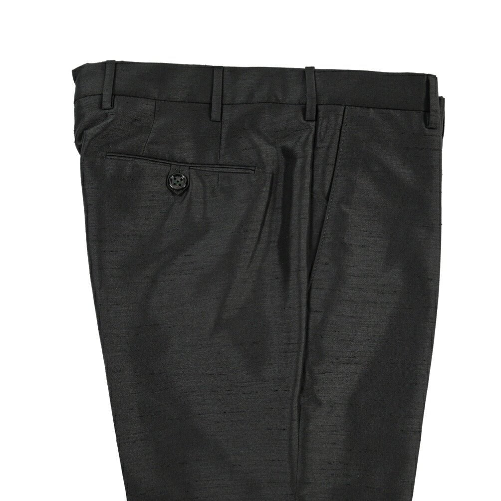 SUMMER SALE｜26SS BERWICH “MORELLO” ポリエステル100% ノータックパンツ ブラック(black) 44 | GUARDAROBA MILANO OFFICIAL STORE