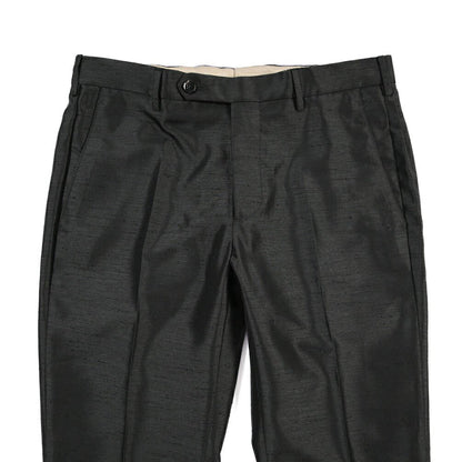SUMMER SALE｜26SS BERWICH “MORELLO” ポリエステル100% ノータックパンツ ブラック(black) 44 | GUARDAROBA MILANO OFFICIAL STORE