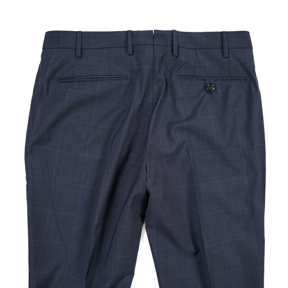 SUMMER SALE｜26SS BERWICH “MORELLO” ヴァージンウール100% ノータックスリムスラックス ネイビー(navy) 44 | GUARDAROBA MILANO OFFICIAL STORE