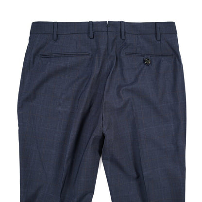 SUMMER SALE｜26SS BERWICH “MORELLO” ヴァージンウール100% ノータックスリムスラックス ネイビー(navy) 44 | GUARDAROBA MILANO OFFICIAL STORE