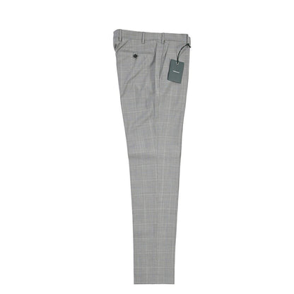 SUMMER SALE｜26SS BERWICH “MORELLO” ヴァージンウール100% ノータックスリムスラックス グレー(grey) 44 | GUARDAROBA MILANO OFFICIAL STORE