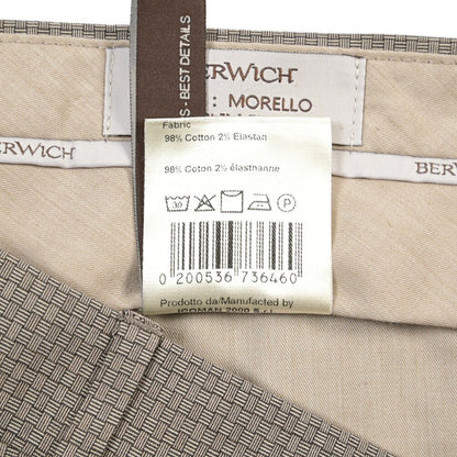 SUMMER SALE｜26SS BERWICH “MORELLO” ストレッチコットン ノータックチノパンツ ベージュ(beige) 44 | GUARDAROBA MILANO OFFICIAL STORE