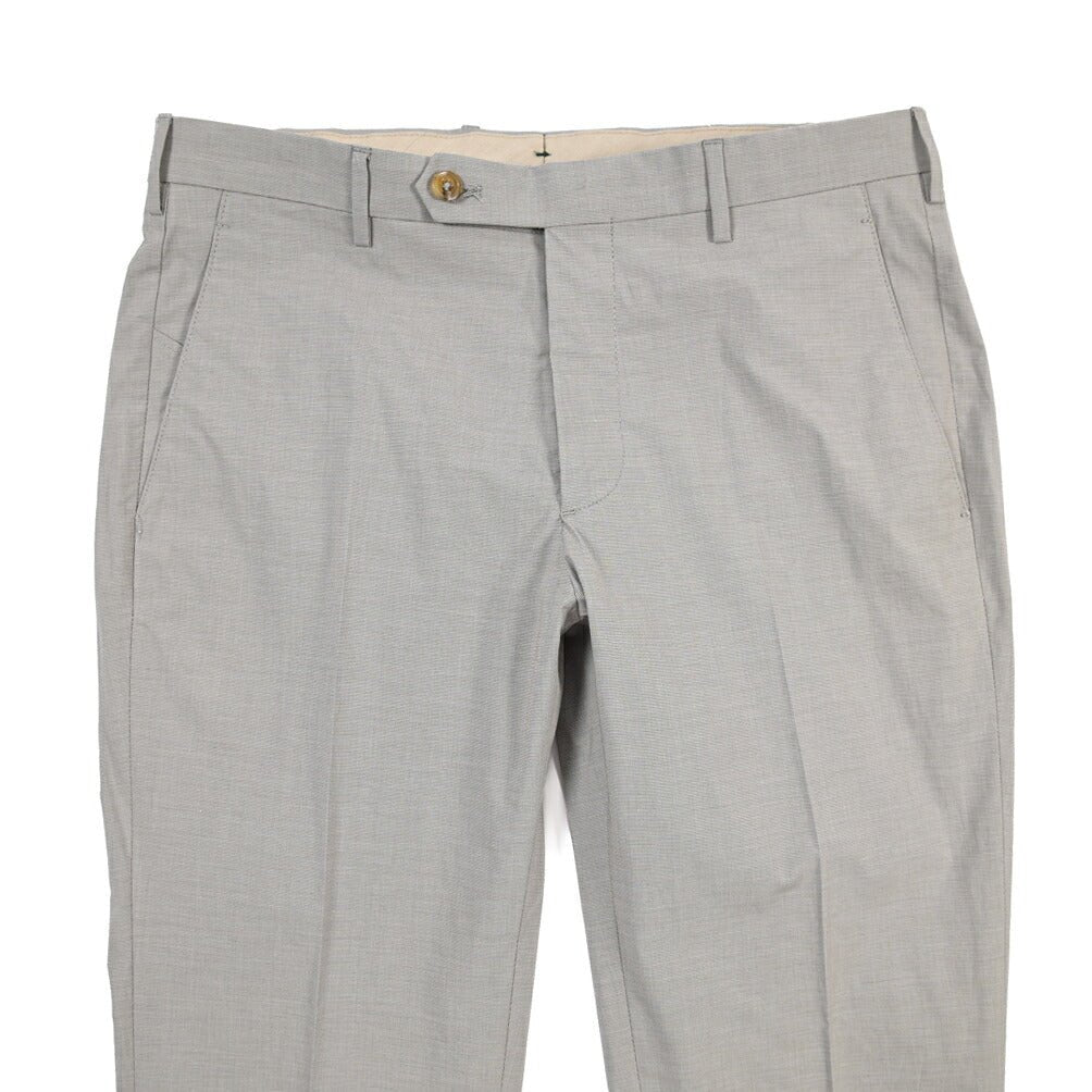 SUMMER SALE｜26SS BERWICH “MORELLO” ストレッチコットン ノータックチノパンツ グレー(khaky) 44 | GUARDAROBA MILANO OFFICIAL STORE