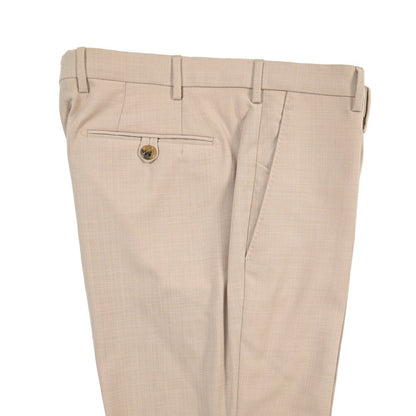 SUMMER SALE｜26SS BERWICH “MORELLO” シルク混ウール ノータックスラックス ベージュ(beige) 44 | GUARDAROBA MILANO OFFICIAL STORE