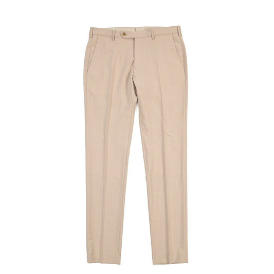 SUMMER SALE｜26SS BERWICH “MORELLO” シルク混ウール ノータックスラックス ベージュ(beige) 44 | GUARDAROBA MILANO OFFICIAL STORE