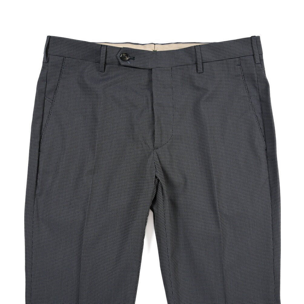 SUMMER SALE｜26SS BERWICH “MORELLO” ナイロン混コットン ノータックチノパンツ ネイビー(petrol) 46 | GUARDAROBA MILANO OFFICIAL STORE