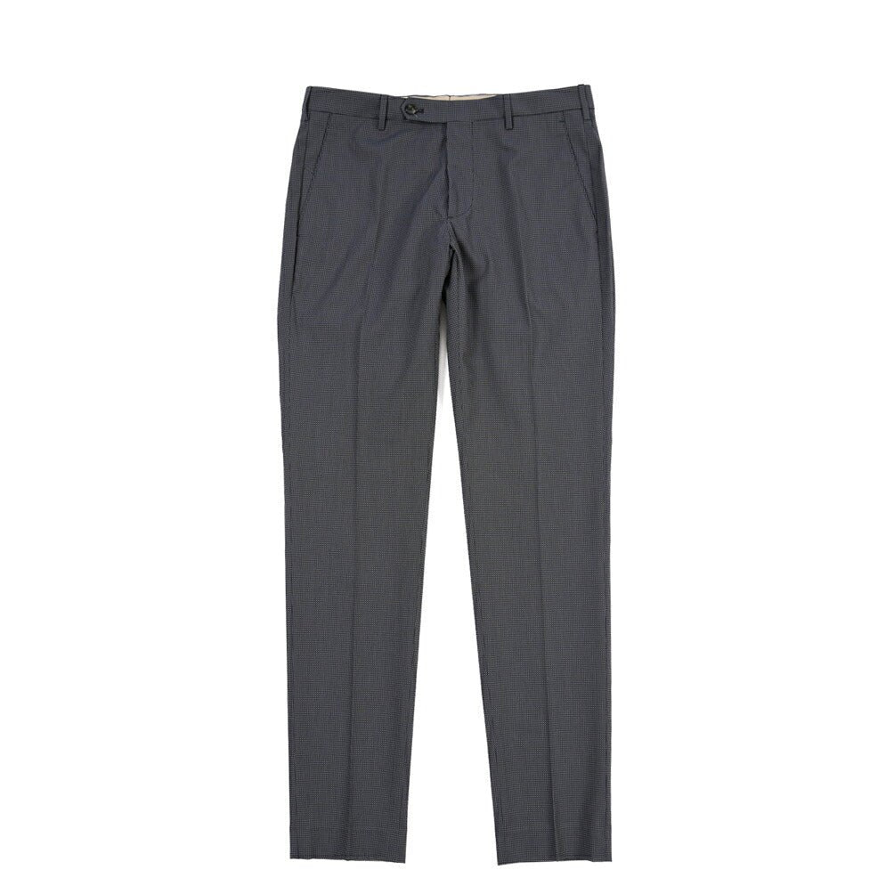 SUMMER SALE｜26SS BERWICH “MORELLO” ナイロン混コットン ノータックチノパンツ ネイビー(petrol) 46 | GUARDAROBA MILANO OFFICIAL STORE