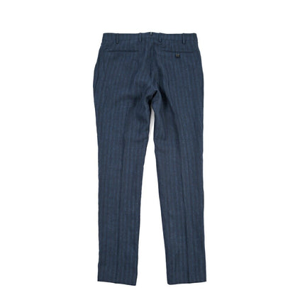 SUMMER SALE｜26SS BERWICH “MORELLO” リネン混 ノータックスリムパンツ ネイビー(navy) 46 | GUARDAROBA MILANO OFFICIAL STORE