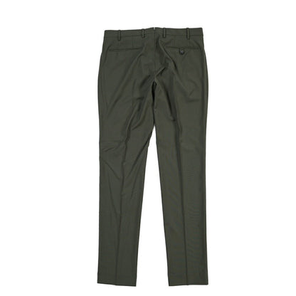 SUMMER SALE｜26SS BERWICH “MORELLO” ストレッチウール ノータックスラックス カーキグリーン(army) 44 | GUARDAROBA MILANO OFFICIAL STORE