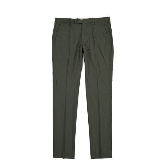 SUMMER SALE｜26SS BERWICH “MORELLO” ストレッチウール ノータックスラックス カーキグリーン(army) 44 | GUARDAROBA MILANO OFFICIAL STORE
