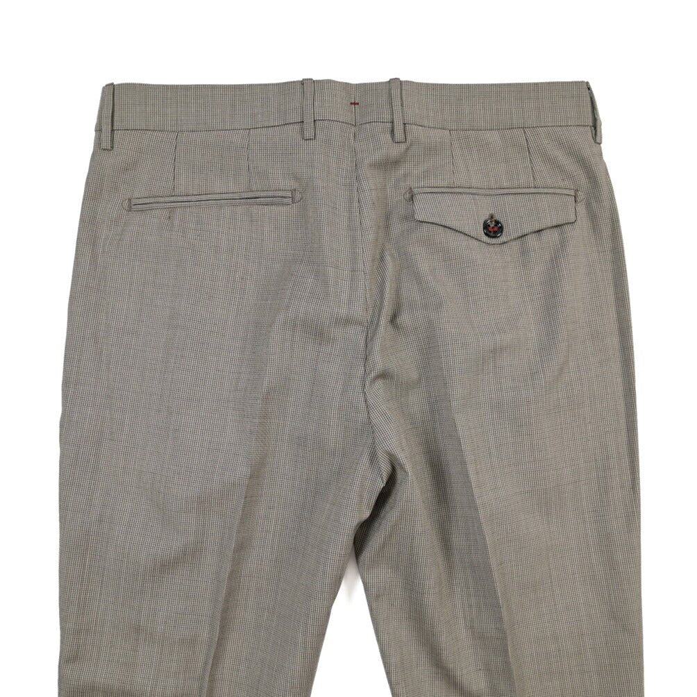 SUMMER SALE｜26SS BERWICH “RETRO THECA 1P” ヴァージンウール100% ワンタックスラックス グレージュ(greige) 46 | GUARDAROBA MILANO OFFICIAL STORE