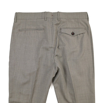 SUMMER SALE｜26SS BERWICH “RETRO THECA 1P” ヴァージンウール100% ワンタックスラックス グレージュ(greige) 46 | GUARDAROBA MILANO OFFICIAL STORE