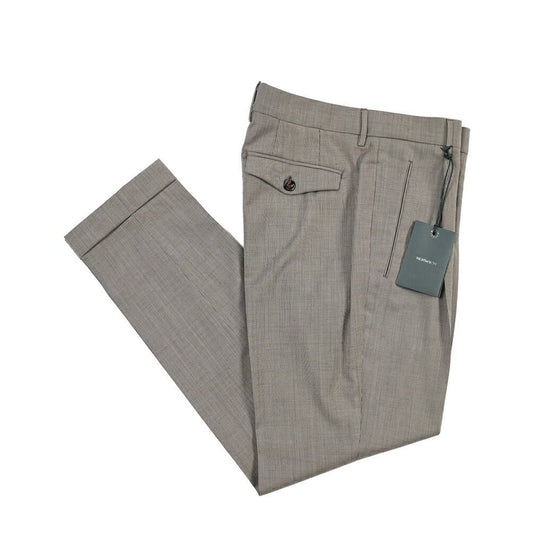 SUMMER SALE｜26SS BERWICH “RETRO THECA 1P” ヴァージンウール100% ワンタックスラックス グレージュ(greige) 46 | GUARDAROBA MILANO OFFICIAL STORE