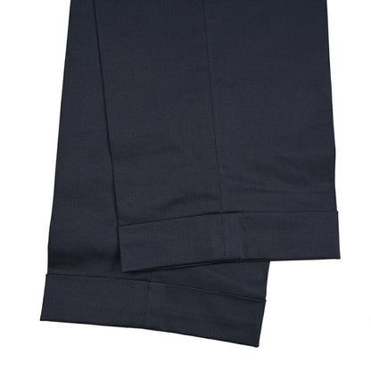 SUMMER SALE｜26SS BERWICH “RETRO THECA 1P” コットン100% ワンタックパンツ ネイビー(navy) 46 | GUARDAROBA MILANO OFFICIAL STORE