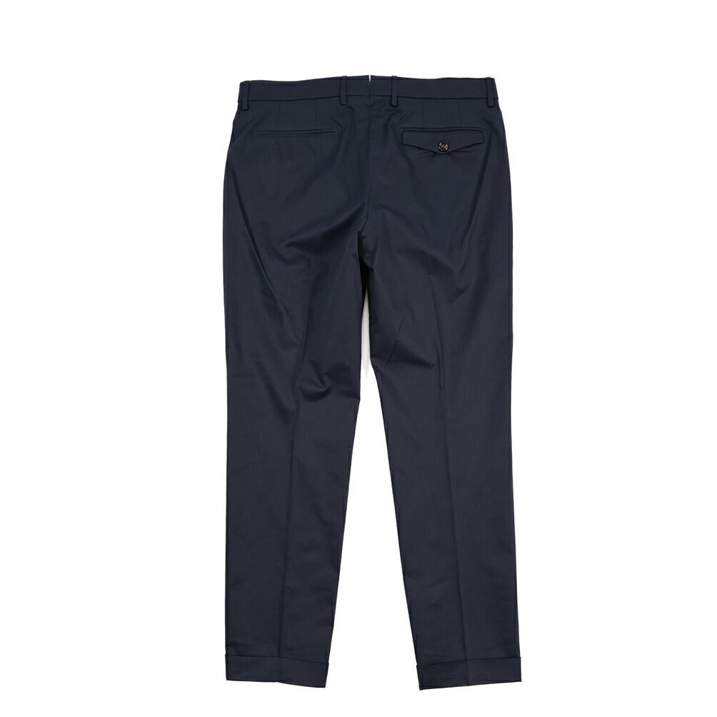 SUMMER SALE｜26SS BERWICH “RETRO THECA 1P” コットン100% ワンタックパンツ ネイビー(navy) 46 | GUARDAROBA MILANO OFFICIAL STORE
