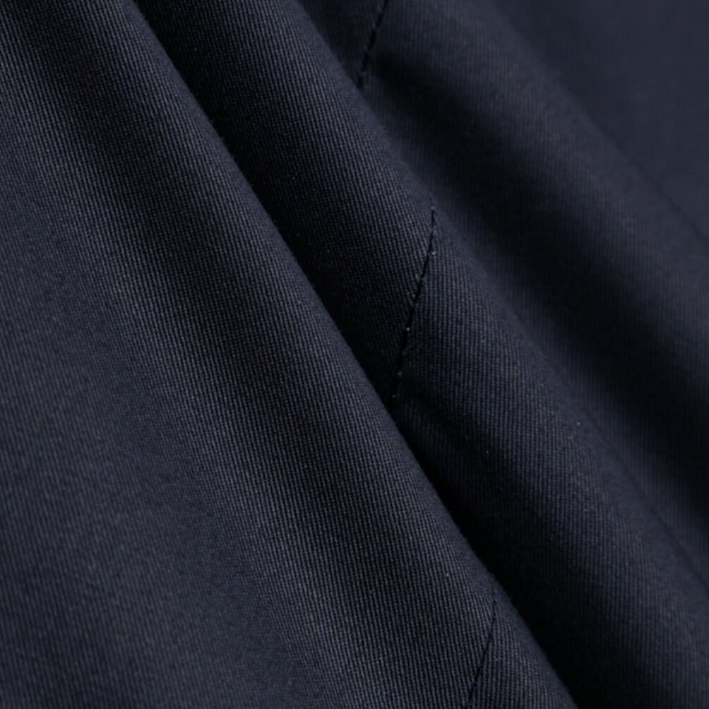 SUMMER SALE｜26SS BERWICH “RETRO THECA 1P” コットン100% ワンタックパンツ ネイビー(navy) 46 | GUARDAROBA MILANO OFFICIAL STORE