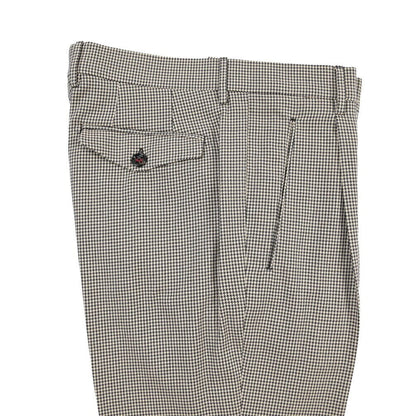 SUMMER SALE｜26SS BERWICH “RETRO THECA 1P” コットン100% ワンタックパンツ ブラウン(burgundy) 44 | GUARDAROBA MILANO OFFICIAL STORE