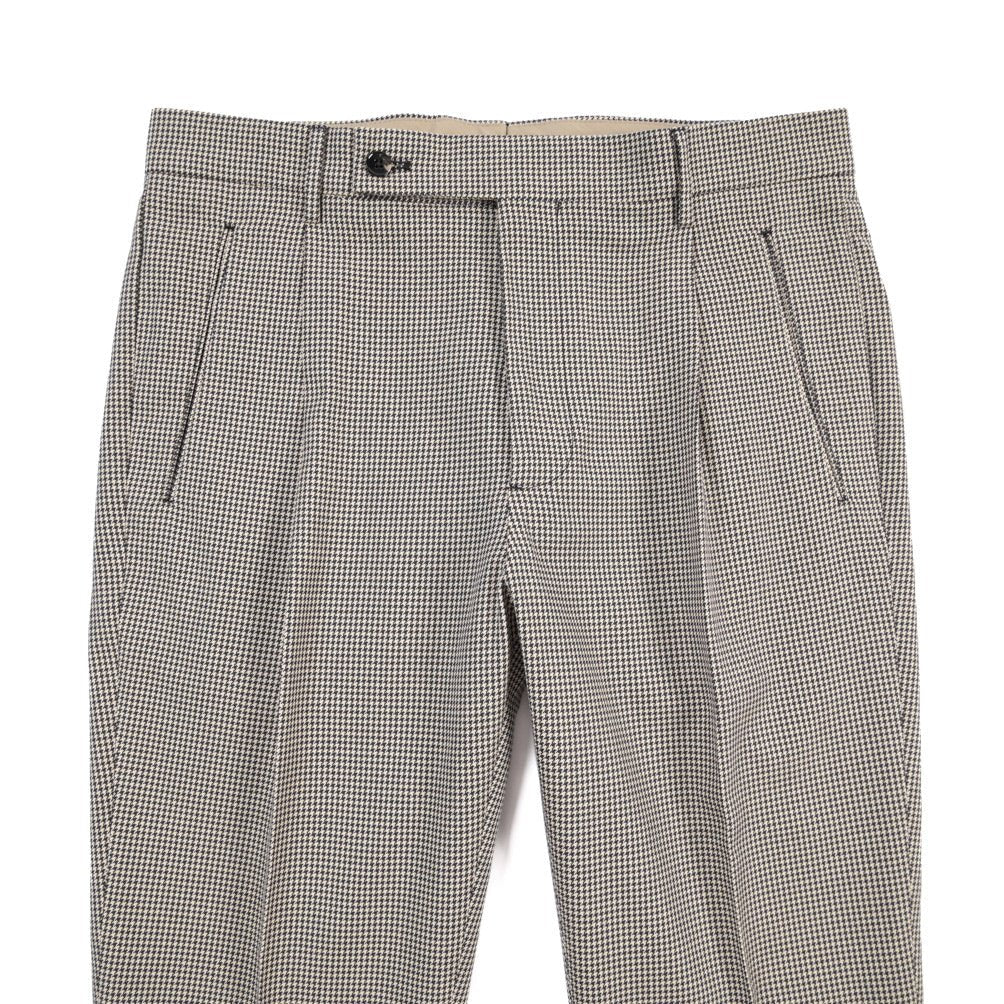 SUMMER SALE｜26SS BERWICH “RETRO THECA 1P” コットン100% ワンタックパンツ ブラウン(burgundy) 44 | GUARDAROBA MILANO OFFICIAL STORE