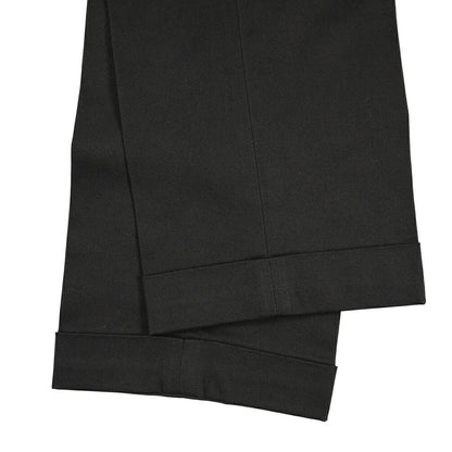 SUMMER SALE｜26SS BERWICH “RETRO THECA 1P” ストレッチコットン ワンタックパンツ ブラック(black) 44 | GUARDAROBA MILANO OFFICIAL STORE