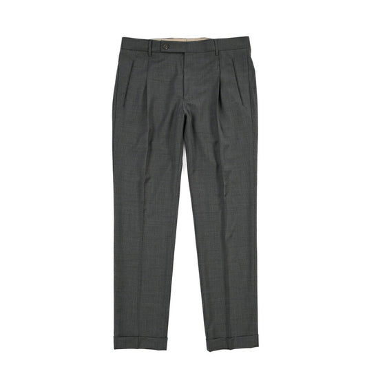 SUMMER SALE｜26SS BERWICH “RETRO THECA 1P” ストレッチコットン ワンタックパンツ グレー(GREY) 44 | GUARDAROBA MILANO OFFICIAL STORE