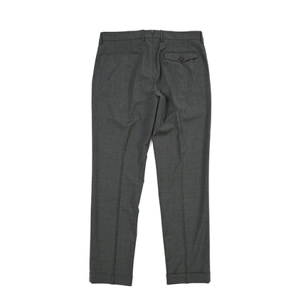 SUMMER SALE｜26SS BERWICH “RETRO THECA 1P” ストレッチコットン ワンタックパンツ グレー(GREY) 44 | GUARDAROBA MILANO OFFICIAL STORE