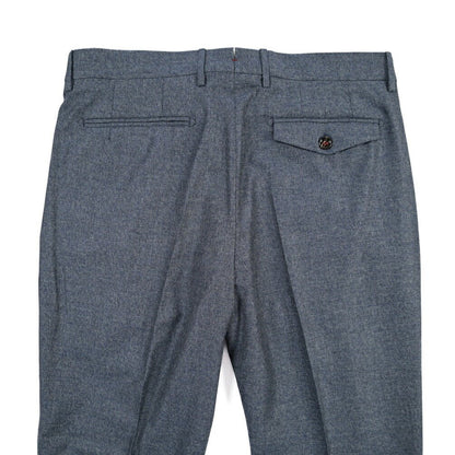 SUMMER SALE｜26SS BERWICH “RETRO THECA 1P” コットン混ウール ワンタックパンツ ブルーグレー(blue) 44 | GUARDAROBA MILANO OFFICIAL STORE