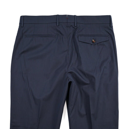 SUMMER SALE｜26SS BERWICH “RETRO THECA 1P” ストレッチコットン ワンタックパンツ ネイビー(BLUE) 44 | GUARDAROBA MILANO OFFICIAL STORE