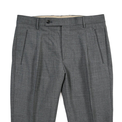 SUMMER SALE｜26SS BERWICH “RETRO THECA 1P” ストレッチウール ワンタックスラックス グレー(grme) 44 | GUARDAROBA MILANO OFFICIAL STORE
