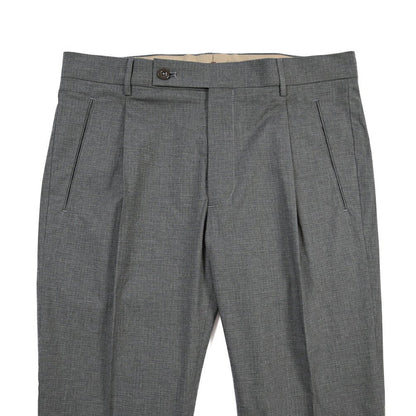 SUMMER SALE｜26SS BERWICH “RETRO THECA 1P” ストレッチコットン ワンタックパンツ グレー 44 | GUARDAROBA MILANO OFFICIAL STORE