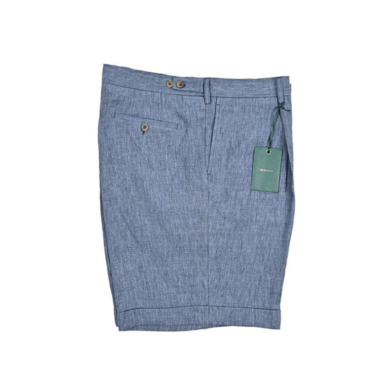 SUMMER SALE｜BERWICH "BER_MUDA" リネン100% ワンタックバミューダショーツ｜424241 - XL｜GUARDAROBA MILANO OFFICIAL STORE