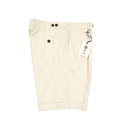 SUMMER SALE｜BERWICH "BER_MUDA 1P" コットンリヨセル ワンタックバミューダショーツ｜424123 - XS｜GUARDAROBA MILANO OFFICIAL STORE