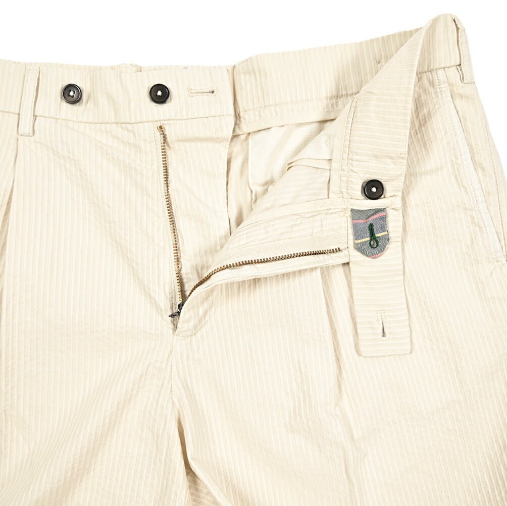 SUMMER SALE｜BERWICH "BER_MUDA 1P" コットンリヨセル ワンタックバミューダショーツ｜424123 - XS｜GUARDAROBA MILANO OFFICIAL STORE