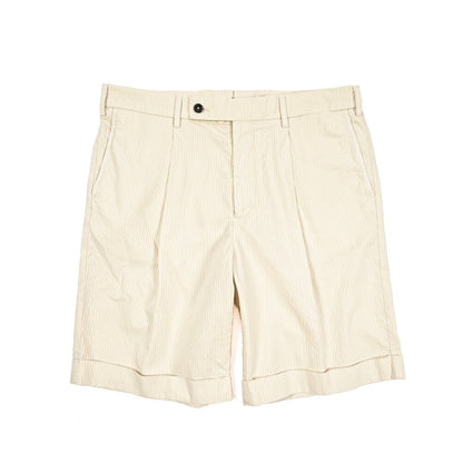 SUMMER SALE｜BERWICH "BER_MUDA 1P" コットンリヨセル ワンタックバミューダショーツ｜424123 - XS｜GUARDAROBA MILANO OFFICIAL STORE
