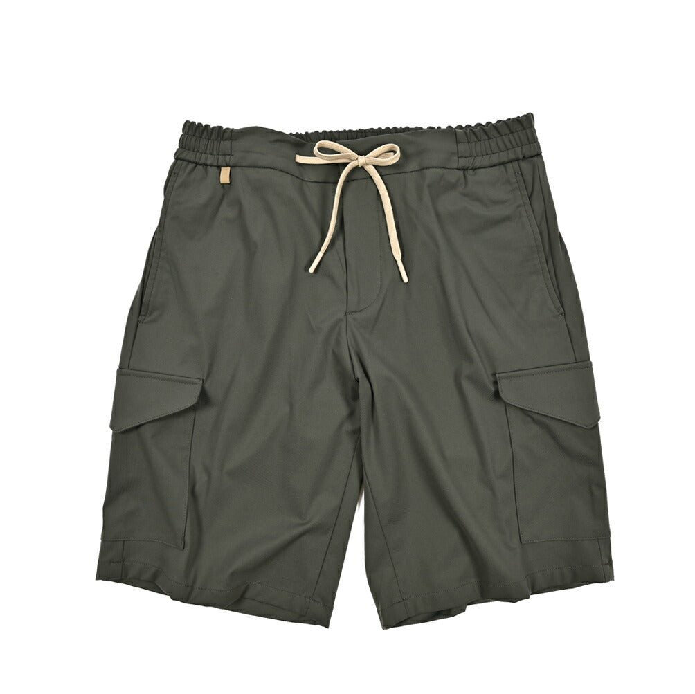 SUMMER SALE｜BERWICH "BER_MUDA" ストレッチナイロン ドローコード付きカーゴショーツ｜424098 - XS｜GUARDAROBA MILANO OFFICIAL STORE
