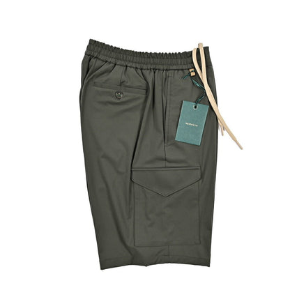 SUMMER SALE｜BERWICH "BER_MUDA" ストレッチナイロン ドローコード付きカーゴショーツ｜424098 - XS｜GUARDAROBA MILANO OFFICIAL STORE