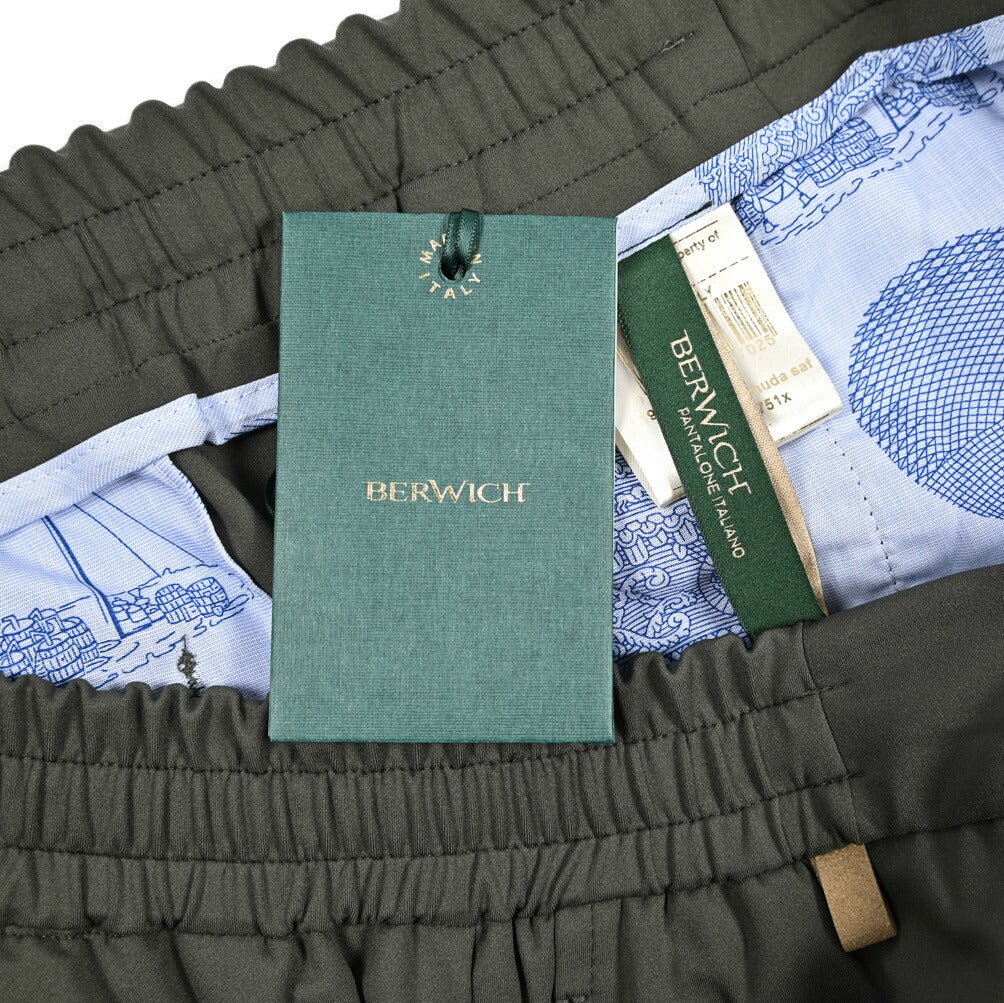 SUMMER SALE｜BERWICH "BER_MUDA" ストレッチナイロン ドローコード付きカーゴショーツ｜424098 - XS｜GUARDAROBA MILANO OFFICIAL STORE