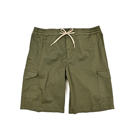 SUMMER SALE｜BERWICH "BER_MUDA" ストレッチコットン ドローコード付きカーゴショーツ｜424101 - L｜GUARDAROBA MILANO OFFICIAL STORE