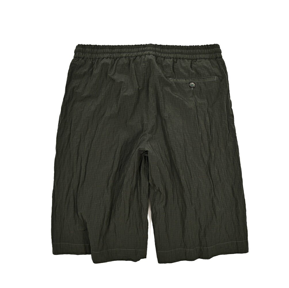 SUMMER SALE｜BERWICH "BER_MUDA" リップストップナイロン ドローコード付きノータックバミューダショーツ｜424105 - S｜GUARDAROBA MILANO OFFICIAL STORE